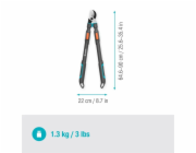 Gardena 12040-20 Nůžky na větve dvoubřité TeleCut pro S