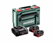 Metabo sada 2x LiHDX 8,0 Ah + ASC 290 + metaBOX 145