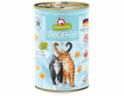 GRANATAPET DeliCATessen Salmon and turkey - mokré krmivo pro kočky - 400g