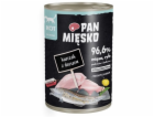 PAN MIĘSKO Chicken with cod - mokré krmivo pro kočky - 400g