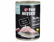 PAN MIĘSKO Chicken with cod - mokré krmivo pro kočky - 400g