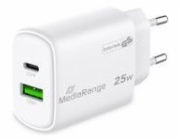 MediaRange NAPÁJECÍ ADAPTÉR USB/USB-C 25W/RYCHLÝ MRMA112-2 MRMA112-2 (4260664878421)