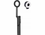 Adam Elements Selfie Pro - Magnetická Bluetooth selfie tyč se stativem a LED světlem, černá - Záruka bezpečnosti. Snadné splátky. Doprava zdarma nad 170 PLN.
