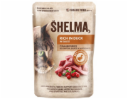 SHELMA Rich in duck in sauce - mokré krmivo pro kočky - 85g