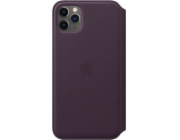 Apple Leather Folio Case pro iPhone 11 Pro Max – švestkový