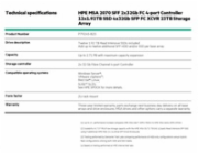 HPE MSA 2070 SFF 2x32Gb FC 4-port Controller 12x1.92TB SSD 4x32Gb SFP FC XCVR S3Y23A 23TB Storage Array Smart Choice