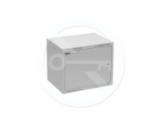 Rozvaděč nástěnný GrandN Duo 9U 450mm, dveře plech, RAL7035, GrandND-9U-645-21-G