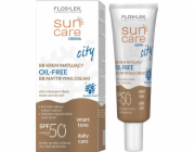 NoName FLOSLEK Sun Care Derma City Mattifying BB krém na obličej SPF50+ pro mastnou a smíšenou pleť 30ml