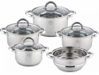 MG Home Steel Pots Sada 4 hrnců MG Home Verso a napařovač...