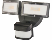 SU-MA Nástěnné svítidlo LED fasádní nástěnné svítidlo IP54 černé SU-MA Duo 6556-PIR