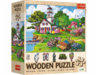 Trefl dřevěné puzzle Letní útočiště 501 dílků (20219)