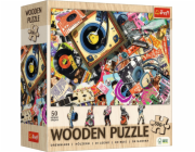 Trefl dřevěné puzzle Ve světě hudby 501 dílků (20221)