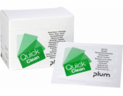 Plum PLQUICKCLEAN - Vlhčené čisticí ubrousky na rány QuickClean se používají na drobné rány a řezné rány - 20 sáčků