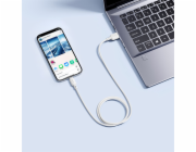 Baseus Silky Series Charging Cable USB to iP 2.4A 2m White