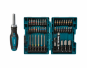 Makita  E-25096 Bit Set with  Ratchet Handle, 44 pcs