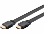 Goobay High Speed HDMI 2.1 Flachkabel mit Ethernet 8K / 60 Hz (schwarz, 3 Meter, 48 Gbit/s)