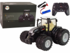 LeanToys Dálkově ovládaný R/C traktor Černý 2.4G Kovový