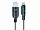 ForCell USB kabel USB-A - USB-C 1,2 m černý