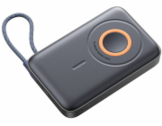 Joyroom Powerbanka JR-PBM02 22,5 W 10 000 mAh 3v1 magneticko-indukční kompatibilní s MagSafe s vestavěným kabelem - černá