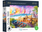 Trefl Puzzle 1000 Pohled na plachetnice Unlimited Fit Tec...