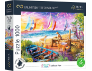 Trefl Puzzle 1000 Pohled na plachetnice Unlimited Fit Technology