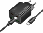 Hoco Nabíječka do zásuvky 2 x USB C + 2 x USB A QC3.0 PD ...