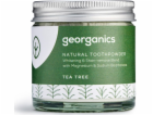 Georganics , prášek na čištění zubů, čajovník, 60 ml