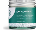 Georganics , prášek na čištění zubů, máta peprná, 60 ml
