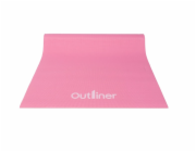 Podložka na fitness/jógu Outliner LS3231 růžová 173x61x0,4cm