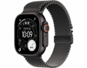 Apple Watch Ultra 3 GPS + Cellular 49mm Black Titanium Case with Black Titanium Milanese Loop - Large
