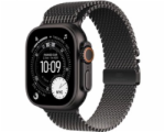 Apple Watch Ultra 3 GPS + Cellular 49mm Black Titanium Case with Black Titanium Milanese Loop - Large