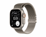 Apple Watch Ultra 3 GPS + Cellular 49mm Prírodný titán s prírodným titánovým milánským ťahom - M