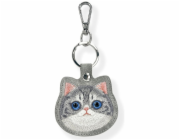 IMPACTO GIFTS Pouzdro Locator Case Nimmy New Big Eyed Pet 2.0 pro kočky šedé