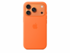 iPhone 17 Pro Silicone Case with MS – Orange
