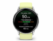 Garmin Venu® 4 - 45 mm Silver / Silver Gray silikonový řemínek