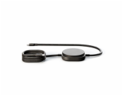 ZENS USB C - C Pro 2 cable 1,5 m 240W with Qi2 charger Black