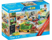 Playmobil Sada figurek z ekologického supermarketu My Life 71648