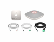HP Poly Studio A2 White Table Microphone w/ Mounting Plate I/O cables