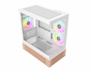 THERMALTAKE Case View 170 WS ARGB, Průhledná bočnice, bílá