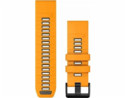 Garmin Garmin QuickFit-náramek 26 mm silikonový Spark Orange/Graphit