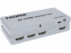 PremiumCord HDMI switch 3:1 s dálkovým ovladačem