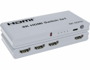 PremiumCord HDMI switch 3:1 s dálkovým ovladačem