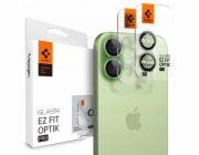 Spigen Glass tR EZ Fit Optik Pro 2 Pack, green - iPhone 17