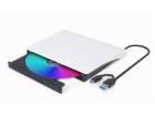 GEMBIRD externí USB DVD mechanika, černobílá