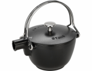 Staub Teapot 1,15 L round, Black  Cast Iron
