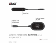 Club3D Bezdrátový adaptér (vysílač) USB-C na HDMI, Full HD, dosah 25m