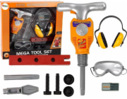 LeanToys DIY Kit Nářadí Pneumatické kladivo Brýle LEAN Toys