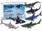 LeanToys Figurky Vozidla Mořští Zvířata Třecí Pohon Žralo...