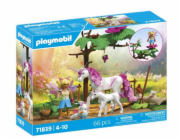 Playmobil 71839 Magic Unicorns: Einhorn-Stall für Mama und Fohlen