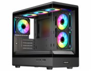 EVOLVEO Ursus, mATX/6x ARGB 120/sklo čelo + bok